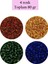Dökme Cam Kum Boncuk (8/0) 3 mm - 4 Renk - Toplam 80 Gram - BNC424 1