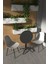 Tilia Plastik Bahçe Balkon Bistro Seti Katlanır masa 60 x 60 cm 2
