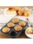 Home 6 Gözlü Metal Muffin ve Cupcake Tepsisi, Fırın Tepsisi, Çok Amaçlı Kek Kalıbı, Yüksek Isıya Dayanıklı, Kolay Temizlenebilir, Mükemmel Pişirme Sonuçları 2