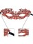 Kırmızı Dantel Masquerade Maskesi 5 No 1