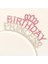 Kristal Taşlı Birthday Princess Yazılı Parti Tacı Pembe Renk 3