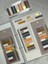 10 Renkli Cetvelli Altın Yaldızlı Kahverenk Tonları Şeffaf Pet Indeks/kitap Ayracı/ındex Sticker/sticky Note 1