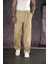 Kuşaklı Baggy Kalıp Gabardin Pantolon 1