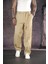 Kuşaklı Baggy Kalıp Gabardin Pantolon 4