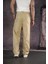 Kuşaklı Baggy Kalıp Gabardin Pantolon 5