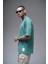 Kabartma Baskılı Garni Detaylı Reglan Kol Oversize Kalıp Unisex Tişört 4