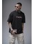 The King Of Balance Baskılı Oversize Kalıp Unisex Tişört 3