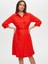 Kendinden Dokulu Kısa Kol Gömlek Elbise S25ELB007 4