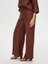 Wide Leg Fit Ütü Izli Tensel Keten Pantolon S25PNT018 4