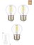 LED Filament Rustik Ampul 6 Watt E27 Beyaz Işık ERD-247 1