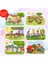 6 Adet 36 Parça Çocuk Eğlence Teması Ahşap Puzzle 1