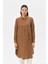 Pili Detaylı Tunik Kahve 2
