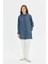 Çakma Detaylı Denim Tunik Mavi 3