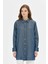 Çakma Detaylı Denim Tunik Mavi 4