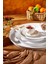 3 Lü Metal Beyaz Tepsi 45-37-30) cm Set 2