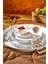 3 Lü Metal Beyaz Tepsi 45-37-30) cm Set 3