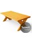 Garden Mona x Doğal Ahşap Bahçe SEHPA-70-100 3