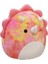 Çocuk Squishmallows Pembe Triceratops Trinity 40 cm Yumuşak Peluş Sevimli ve Eğlenceli Arkadaş 3