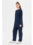 Denim Baskılı Pantolonlu Takım Laci 4