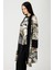 Özel Desenli Kimono Tunik Pantolon Takım Haki 4