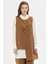 Tencel Kumaş Üçlü Takım Kolyeli Kahve 4