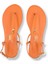 T8014 Turuncu Parmak Arası Kadın Sandalet 2