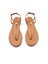 T8014 Camel Renk Parmak Arası Kadın Sandalet 1