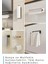 Yapışkanlı Metal Kağıt Havlu Peçetelik Pratik Yapışkanlı Demir Askılık Havluluk Banyo Mutfak Askısı 4