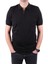 DMG23-511228 Siyah Günlük Fermuarlı Polo Yaka Erkek Tişört 2