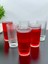 6 Kişilik Cam Çizgili Kokteyl Meşrubat Bardağı Bardak 300 ml 2
