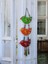 3'lü El Boyaması Dekoratif Kuş Duvar ve Balkon Süsü–boncuklu & Ipli-Farklı Renk Seçenekleri 45X12 cm 1