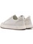 Erkek Beyaz Bağcıklı Deri Sneaker 25SFD693414 5