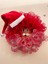Yılbaşı Kapı Süsü-Çelengi Kırmızı Tüllü Noel Baba Figürlü 45 cm 1