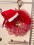 Yılbaşı Kapı Süsü-Çelengi Kırmızı Tüllü Noel Baba Figürlü 45 cm 2