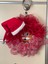Yılbaşı Kapı Süsü-Çelengi Kırmızı Tüllü Noel Baba Figürlü 45 cm 4