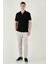 Pamuklu Regular Fit Yarım Fermuarlı Polo Yaka T Shirt Erkek Polo Yak T Shirt 5903008 3