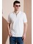 Pamuklu Regular Fit Yarım Fermuarlı Polo Yaka T Shirt Erkek Polo Yak T Shirt 5903008 1
