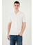 Pamuklu Regular Fit Yarım Fermuarlı Polo Yaka T Shirt Erkek Polo Yak T Shirt 5903008 4