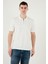 Pamuklu Regular Fit Yarım Fermuarlı Polo Yaka T Shirt Erkek Polo Yak T Shirt 5903008 5