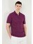 Pamuklu Regular Fit Yarım Fermuarlı Polo Yaka T Shirt Erkek Polo Yak T Shirt 5903008 2