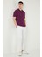 Pamuklu Regular Fit Yarım Fermuarlı Polo Yaka T Shirt Erkek Polo Yak T Shirt 5903008 3