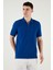 Pamuklu Regular Fit Yarım Fermuarlı Polo Yaka T Shirt Erkek Polo Yak T Shirt 5903008 4