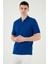 Pamuklu Regular Fit Yarım Fermuarlı Polo Yaka T Shirt Erkek Polo Yak T Shirt 5903008 5