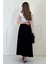 Pile Detaylı Kloş Etek 4