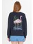 Flamingo Baskılı İki İplik Sweatshirt 4