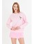 Flamingo Baskılı İki İplik Sweatshirt 1