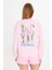 Flamingo Baskılı İki İplik Sweatshirt 4