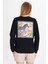 Zebra Baskılı İki İplik Sweatshirt 4