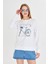 Bisiklet Baskılı İki İplik Sweatshirt 4