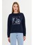 Bisiklet Baskılı İki İplik Sweatshirt 5